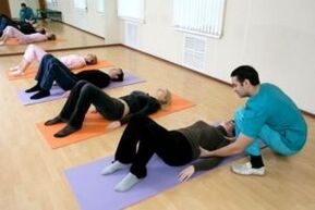 terapia cu exerciții fizice ca metodă de tratare a osteocondrozei